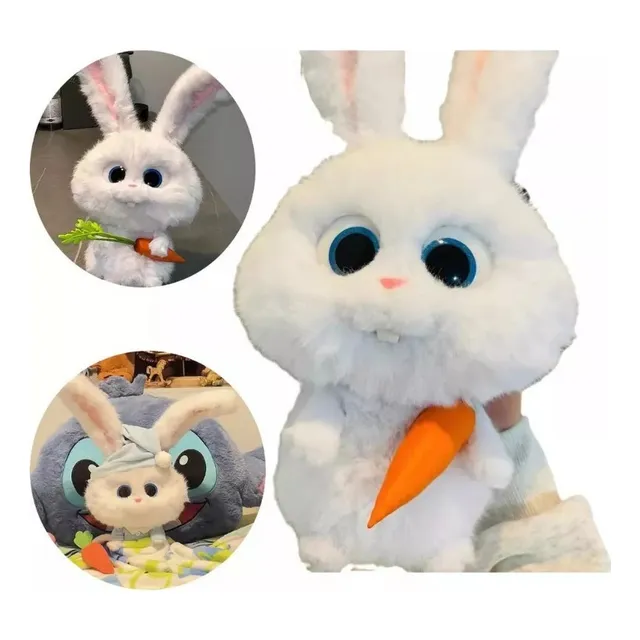 Wj Xldd Plush Snowball Rabbit Vida Secreta De Seus Animais