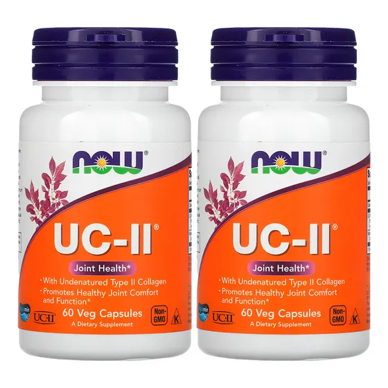 Colágeno Tipo 2 Uc-ii 40mg Now Foods 60 Veg Caps 2un Sabor Sem sabor