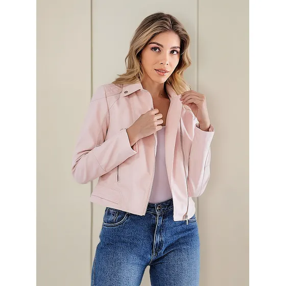 Chaqueta Para Mujer En Polipiel Derek