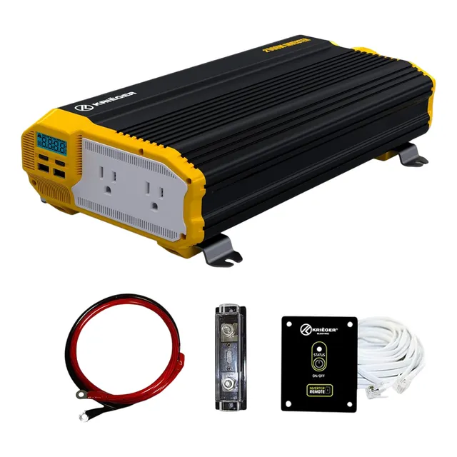 Inversor Corriente 2000w 12v 110v Kriëger (pico 4000w)