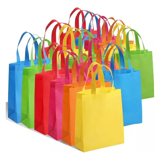 Bolsas Ecologicas Tela Reutilizables Regalo Compras Plegable