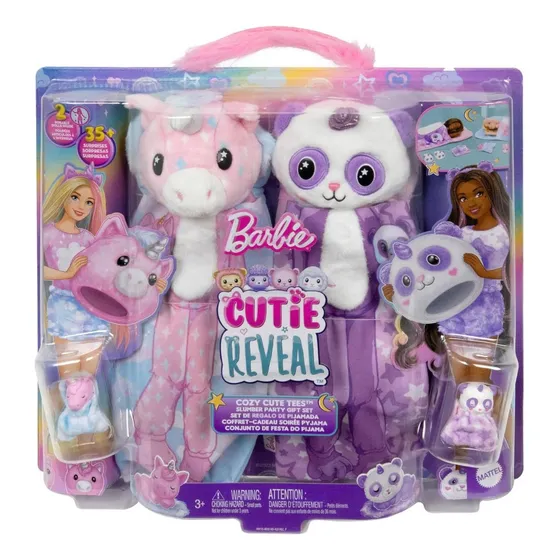 Muñecas Barbie Cutie Fiesta De Pijamas Pack X2 Mattel HRY15
