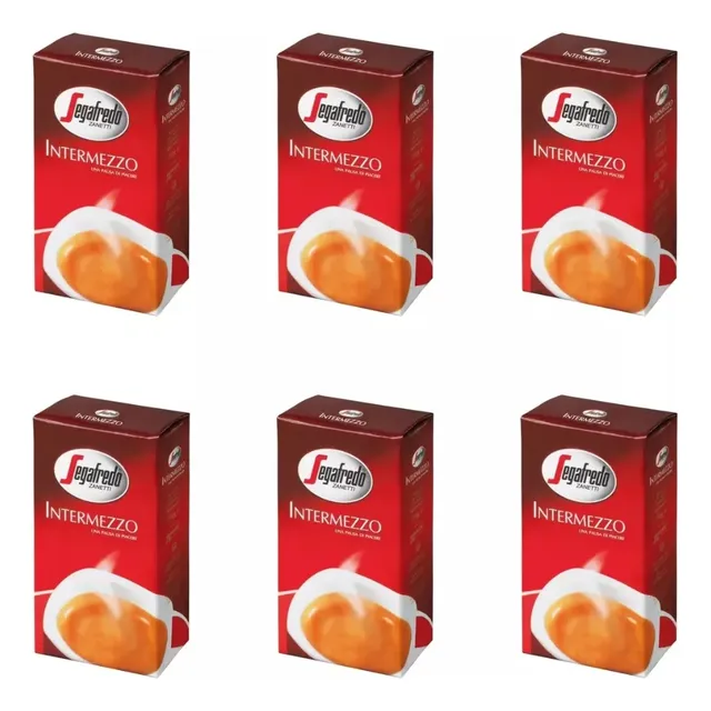 Cafe Molido 6 X 250gr Intermezzo Segafredo Zanetti