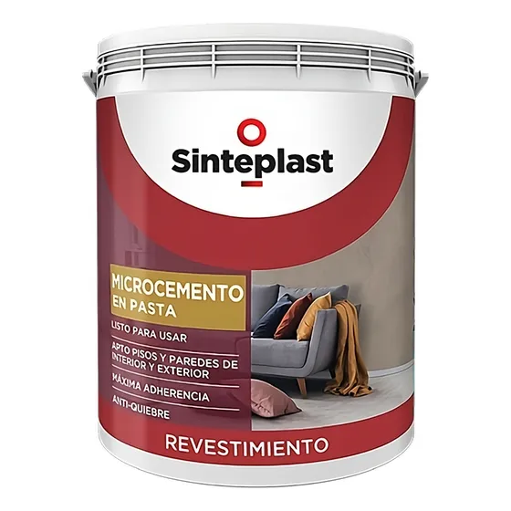 Microcemento Para Baños Y Cocinas Sinteplast 5 Kg