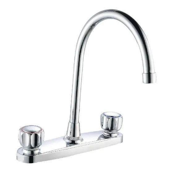 Griferia Grupo Fregadero Cuello Cisne Acero Inox Pomo Gdseo