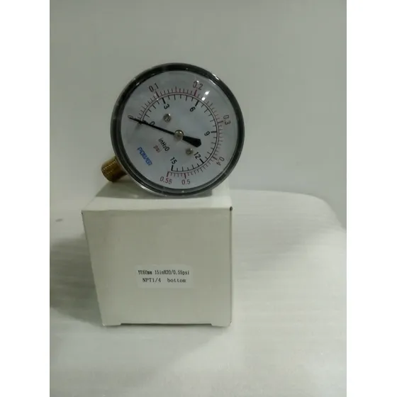 Manómetro Pulgada De Agua H20dial 21/2  De 0-15 Inh2o Power