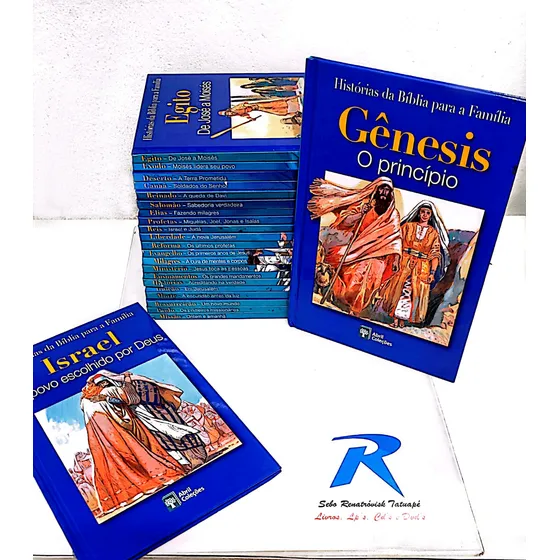 Coleção - Histórias Da Bíblia Para A Família - 23 Volumes - Editora: Abril Coleções - Capa Dura - Incompleto