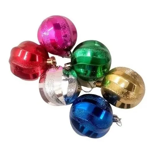 Bambalina Arbol Navidad Bolas Decorativas  6 Unidades
