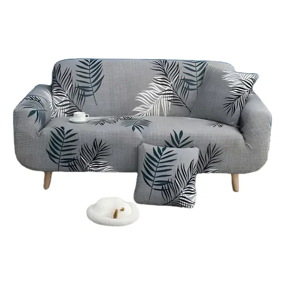 Funda Protector Para Sillón Sofá 3 Cuerpos Color Leaf 2 Lisa