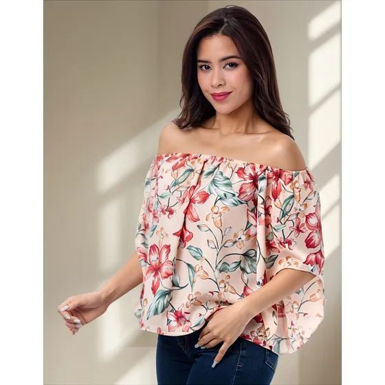 Blusa Xiomi - Nébula - Anaranjado