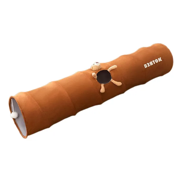Cwa Túnel Para Gatos De Interior Con Pelota De Juego Para