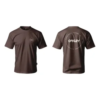 Oakley Camiseta Masc Mod O-ellipse Tee 457291br Cocoa Brown Logo G Estampa Locali