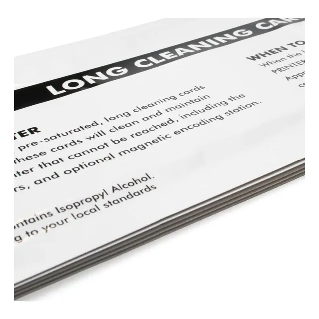 Kit De Tarjetas De Limpieza Para Impresoras Idp 10 Tarjetas