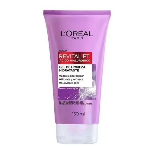 Limpiador Facial En Gel Revitalift   Ácido Hialurónico 150ml