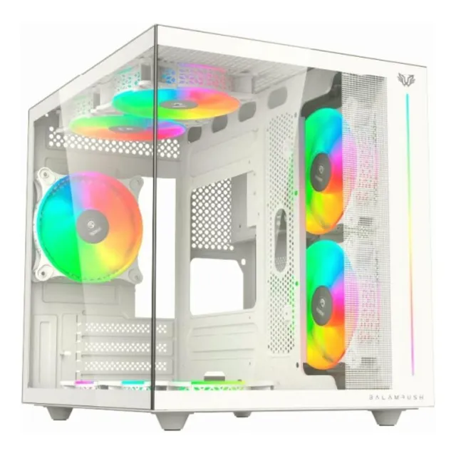Balam Rush Gabinete Tank Pro Evo Gm955 Mini Torre 3 Fan Rgb