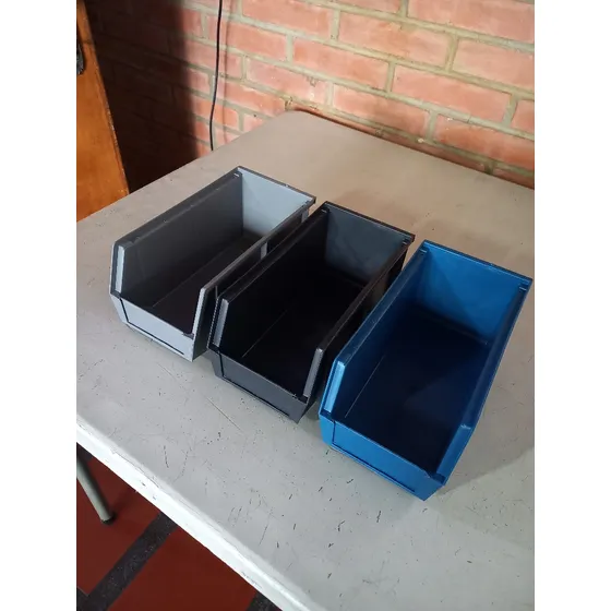 Cajas Organizadoras Plásticas Apilables Nuevas Medianas