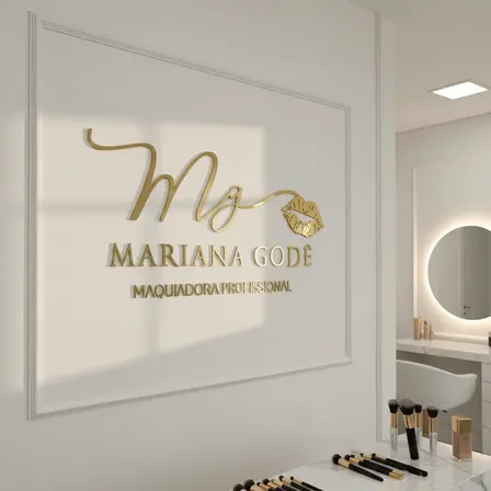 Logo Letreiro Acrílico Personalizado 120x60cm De Parede