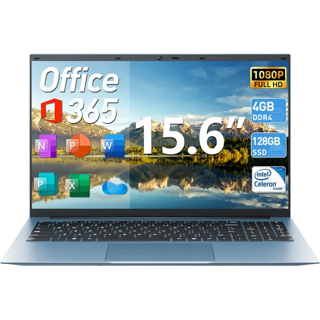 Naclud 15.6 Pulgadas Laptops, Computadoras Portátiles Con
