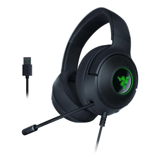 Auriculares Razer Kraken V3 X 40mm Micrófono Hiperclaro Negr