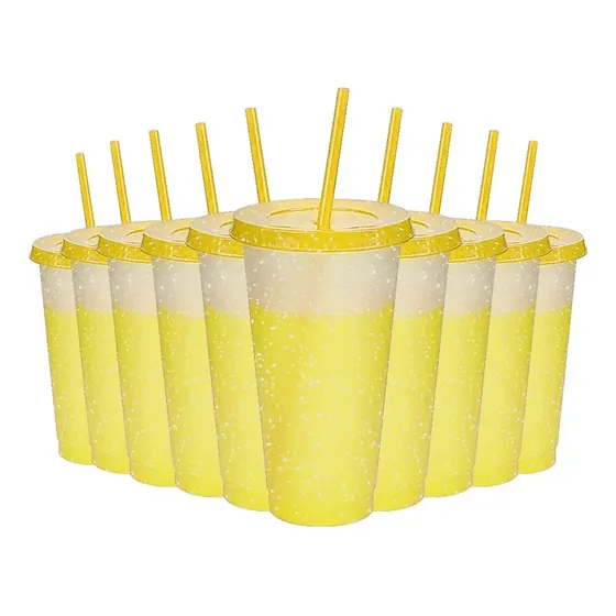 10 Vasos Mágicos De 700ml Que Mudam De Cor Com A Temperatur