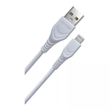 Cable Cargador Usb Para Marca Apple iPhone Lightning Color Blanco