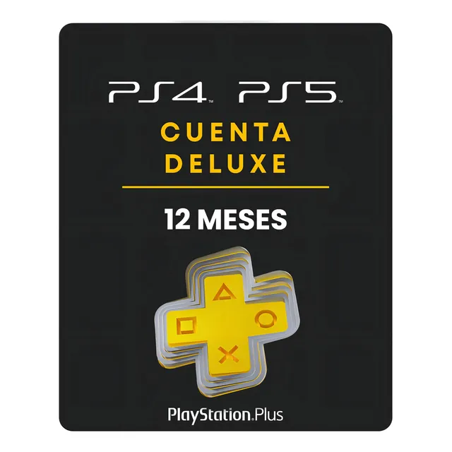 Tarjeta Sony Playstation Plus Deluxe 12 Meses Ps5 Ps4