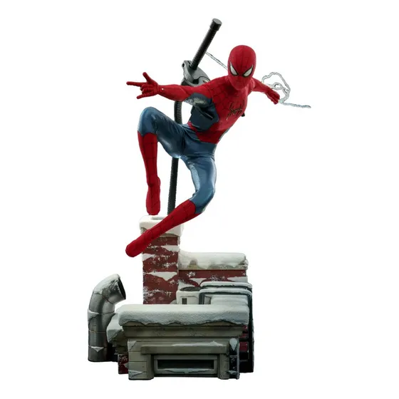 Hot Toys Escala 1:6 Spider-man New Red And Blue Suit Deluxe