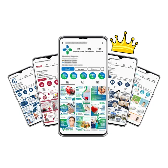 Pack 30 Diseños + 8 Posts Animados Feed Reels Redes Sociales
