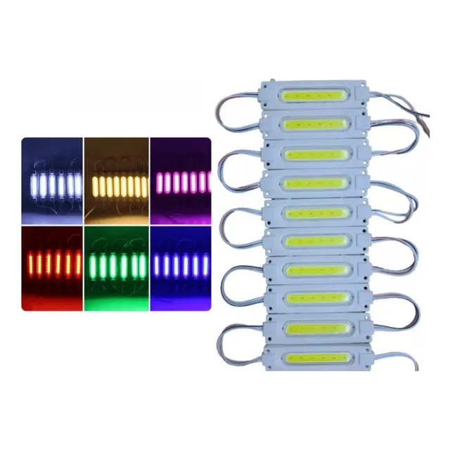Modulo Led Cob Dome Alto Brilllo 12v/24v 2w Recubierto X 10u