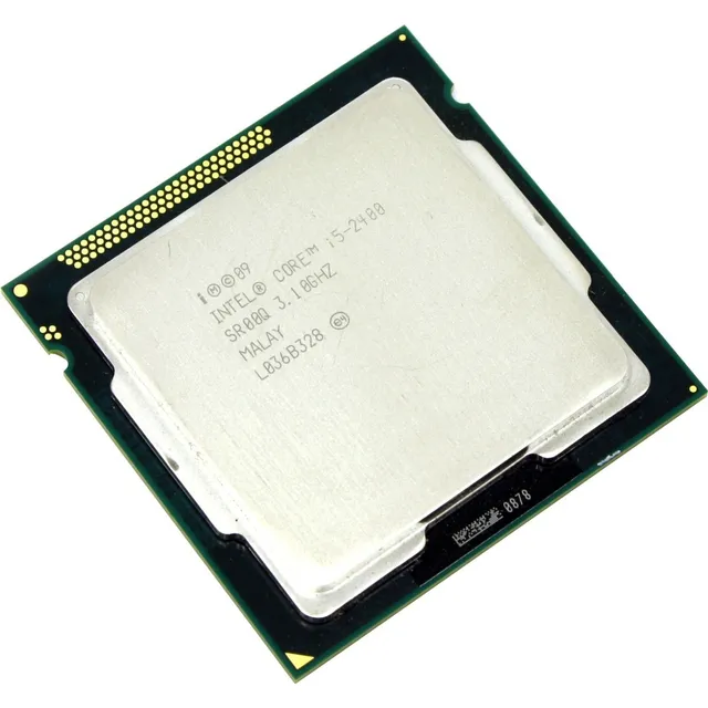 Procesador gamer Intel Core i5-2400 BX80623I52400 de 4 núcleos y 3.4GHz de frecuencia con gráfica integrada