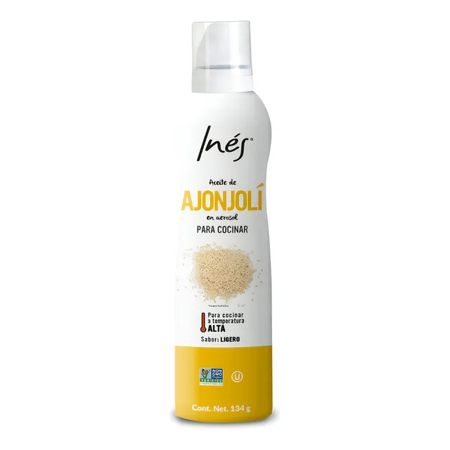 Inés Aceite De Ajonjolí En Aerosol - Spray 134g 1pza