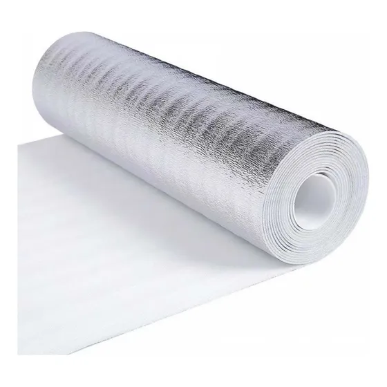 Aislamiento Térmico De 40 Cm X 5 M, Forrado En Rollo Por