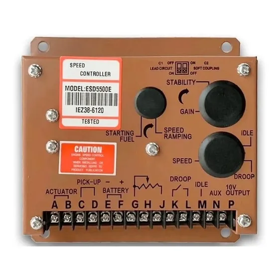 Esd5500e Controlador Velocidad Gobernador  Esd 5500e 