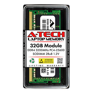 A-tech 32gb Ddr4 3200 Mhz Sodimm Pc4-25600 (pc4-3200aa) C... A-tech 32gb Ddr4 3200 Mhz Sodimm Pc4-25600 (pc4-3200aa) C...