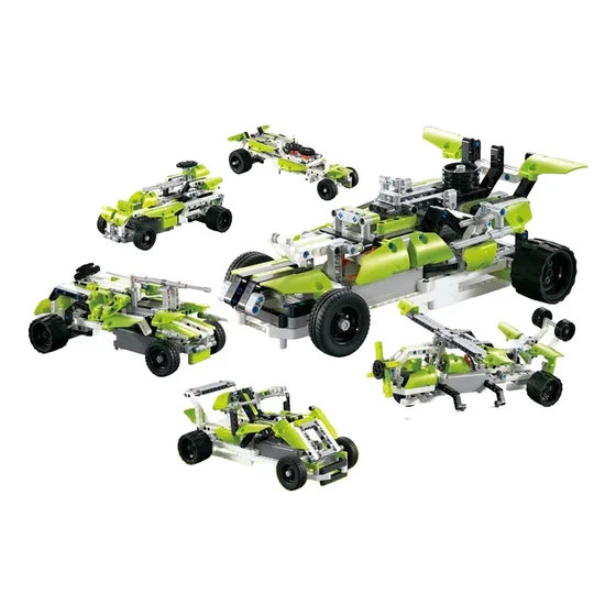 Auto Armable 371 Pcs- Robotica - A Control Remoto -  30 En 1