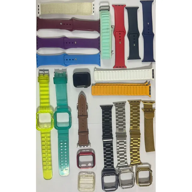 Apple Watch Serie 5 40mm Gps Gris Espacial, Mejor Que Renovado, Estética Y Función 10/10, Incluye Muchas Correas Y Cases. Sin Caja, Con Cargador.