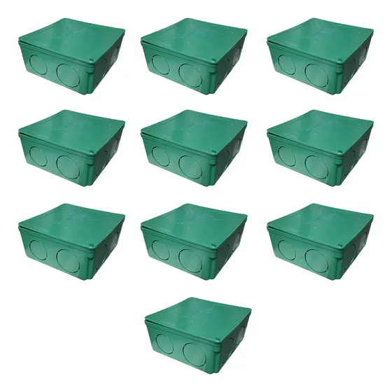 Mayoreo Registro Pvc 6x6 Reforzado C/tapa Entra 1-1/4 1-1/2