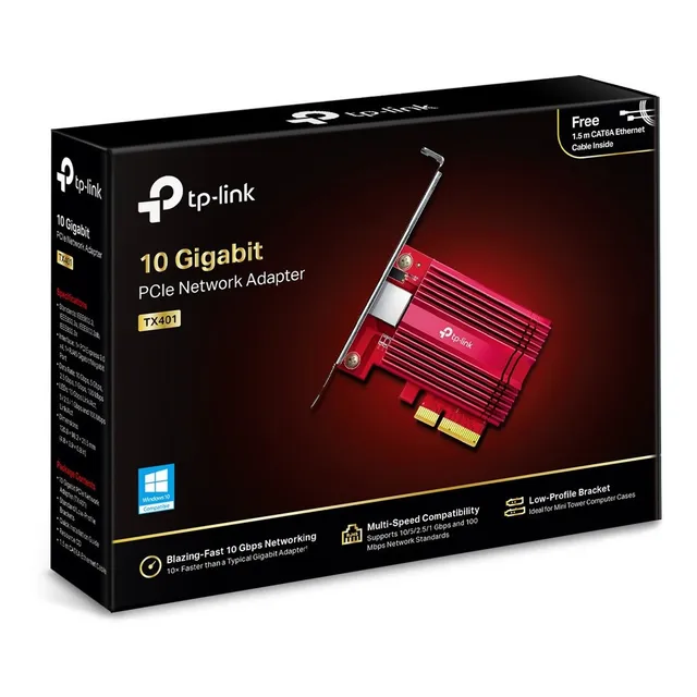 Adaptador De Red Pci Express De 10 Gigabit Tx401
