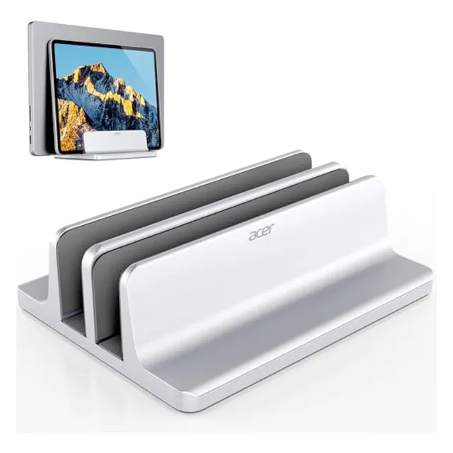 Acer Soporte Vertical Dual Para Laptop, Soporte