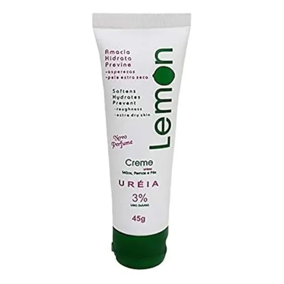 Creme De Ureia 3% Para Mãos, Pernas E Pés 45g Lemon