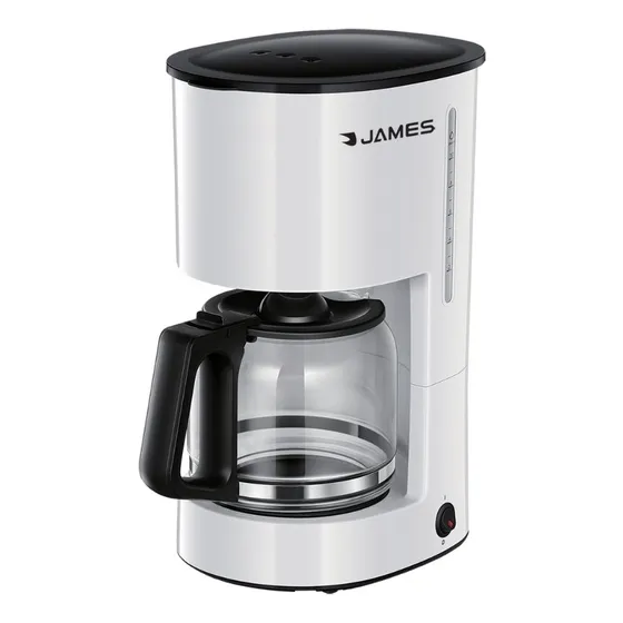 Cafetera James De Filtro Blanca 10 Tazas 1,25 Litros Cfj