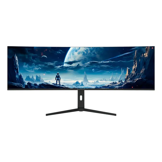 Monitor Gamer Curvo 49 Exorvit Earth Mzx49c 144 Hz 1ms R3800 Color Negro Balam Rush