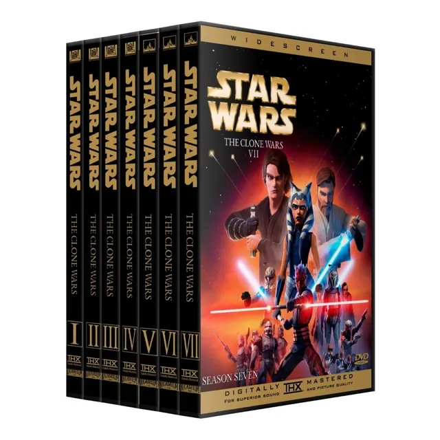 Star Wars Clone Wars Serie Completa Dvd Latino/ingles 