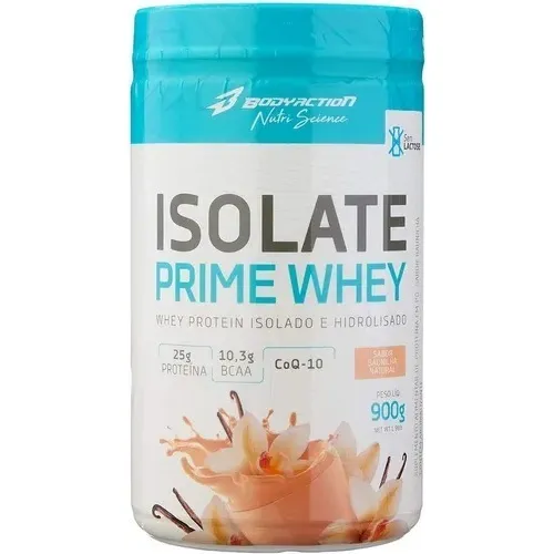 Whey Isolate Prime 900g Com Stevia Sezo Lactose Bodyaction