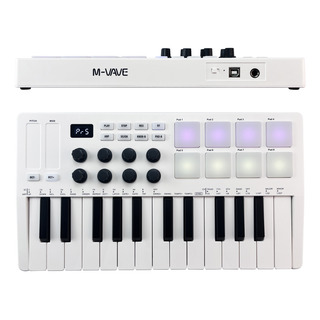 Controlador Midi Colorida Drum Pad M-vave Control De 25 Tecl Controlador Midi Colorida Drum Pad M-vave Control De 25 Tecl