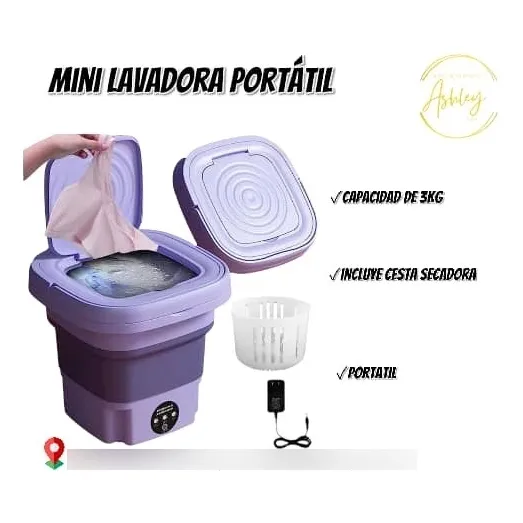 Mini Lavadora Portatil Electrica De 2,8 Kg