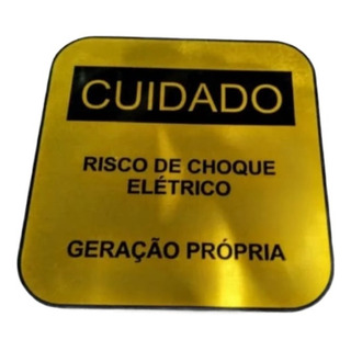 Kit 3 Placas Geração Própria Padrão Rge Cpfl 13x13 Alumínio Kit 3 Placas Geração Própria Padrão Rge Cpfl 13x13 Alumínio