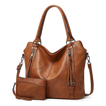 Kit Bolsa Grande Feminina Com Carteira Ombro Transversais