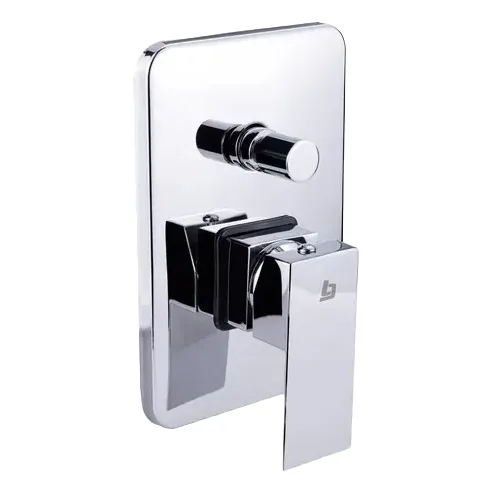 Llave O Grifo Monomando De Ducha Con Diversor Cuadrado