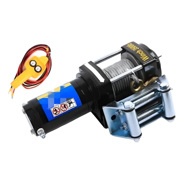 Winche Eléctrico 3.500 Lbs Control Remoto 12v 1575 Kgs